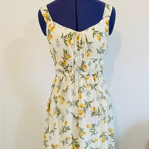 Sincerely Jules White and Yellow Floral Maxi Dress